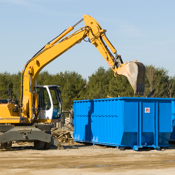 is there a minimum or maximum amount of waste i can put in a residential dumpster in Broadwell